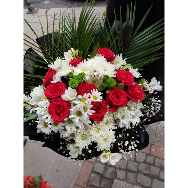 GÜL PAPATYA KARIŞIK BUKET